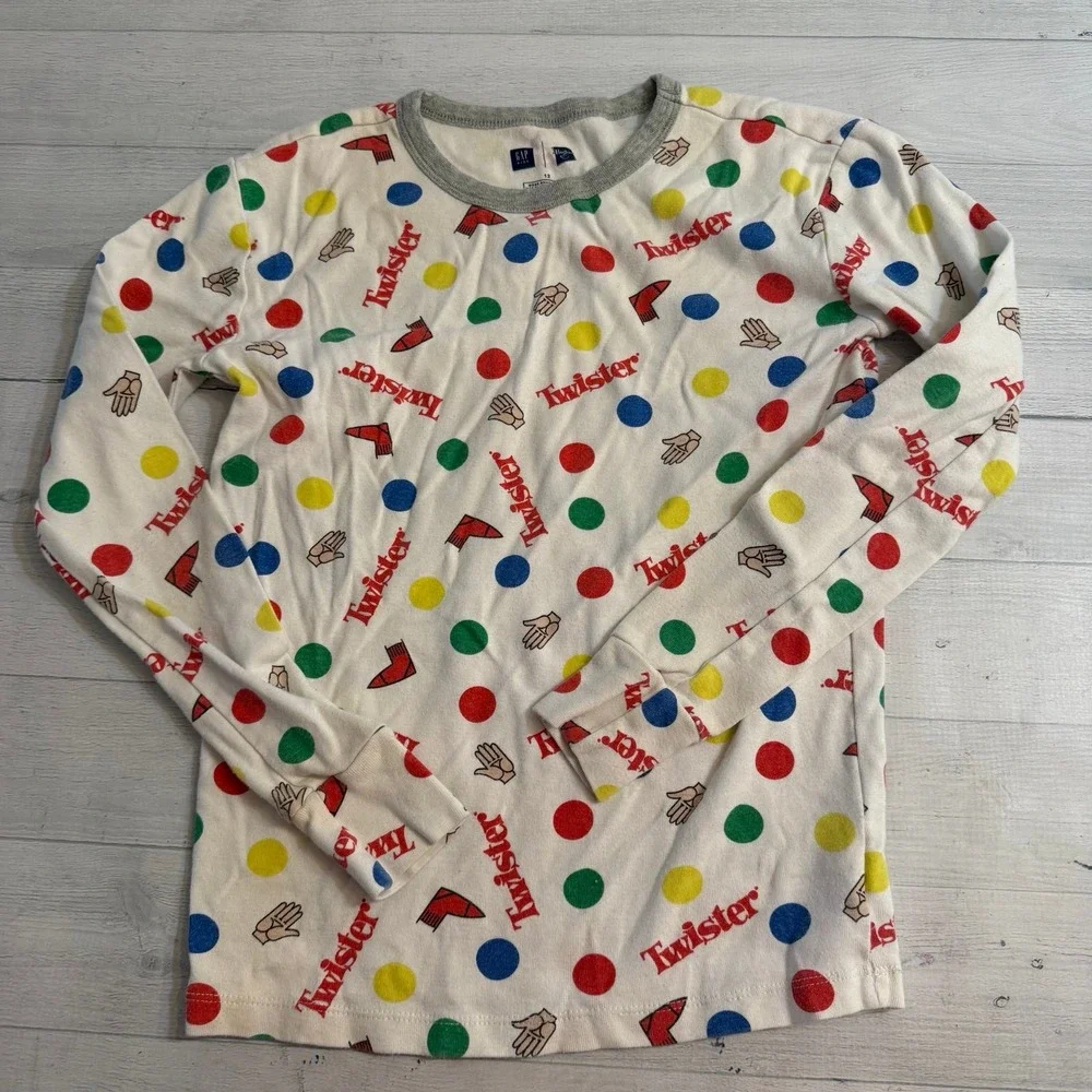 GAP kids twister pajama set size‎ 12
